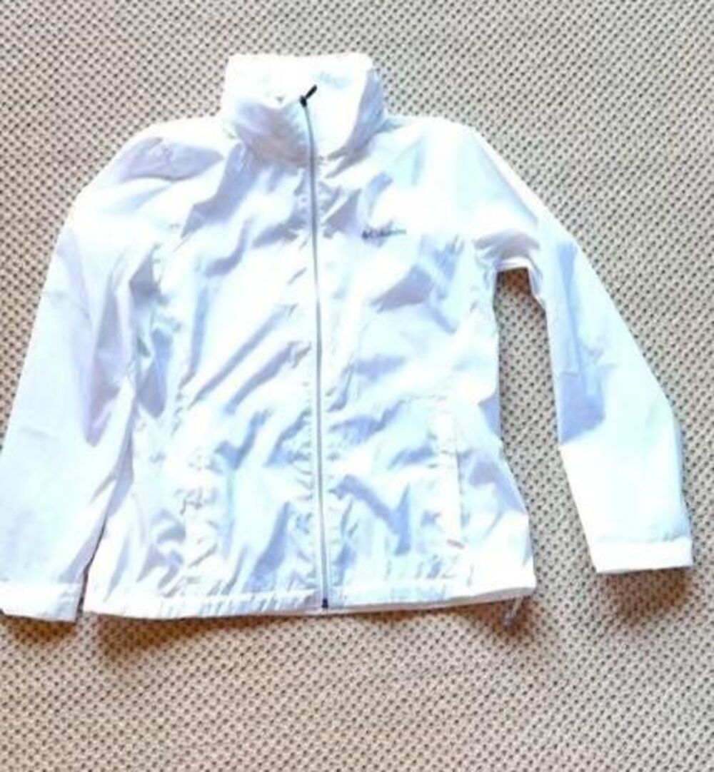 Columbia NWOT Women's Switchback III Packable Rain Jacket White L